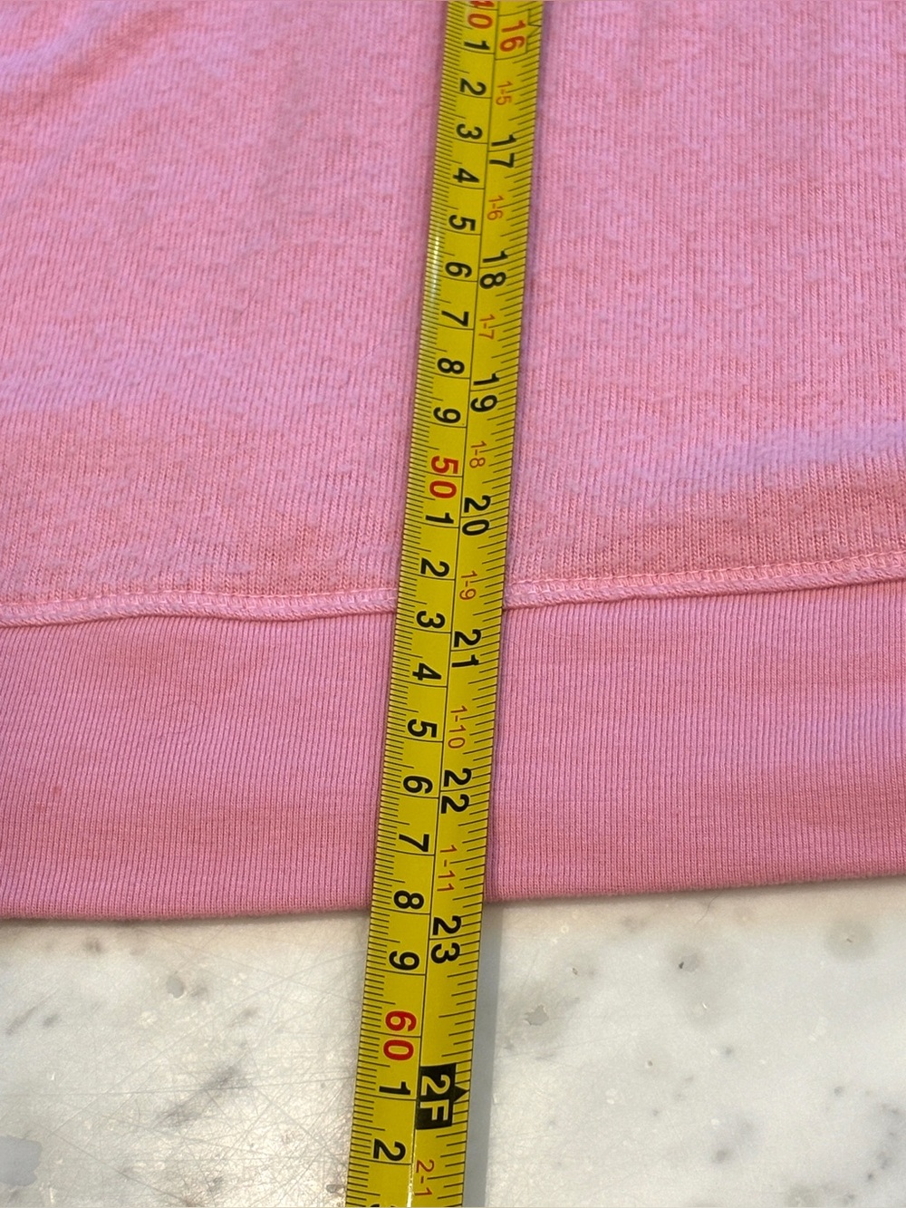 ALO SoHo Cropped Henley, Parisian Pink, Size Large - Picture 7 of 8
